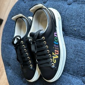 Louis Vuitton  Sneakers Black Size 38 Rainbow